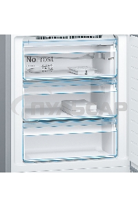 Холодильник Bosch KGN49LB30U черный двухкамерный 330/105л морозилка снизу, No Frost