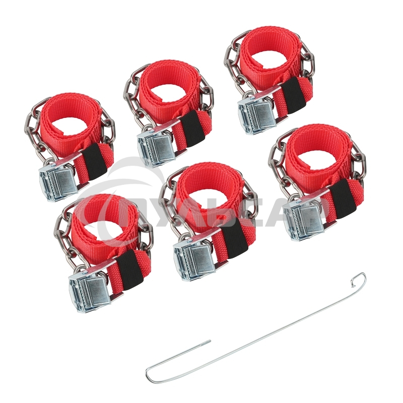 Цепи (браслеты) противоскольжения Rexant для легковых автомобилей, однорядные, к-т 6 шт.