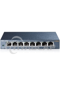Коммутатор TP-Link SMB TL-SG108 8-port Desktop Gigabit Switch, 8 10/100/1000M RJ45 ports,metal case