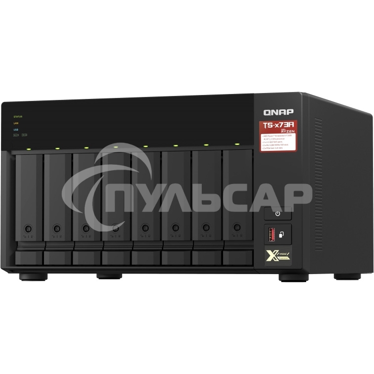 Сетевое хранилище без дисков SMB QNAP TS-873A-8G NAS, 8 trays 3,5