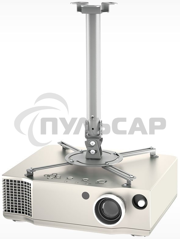 Кронштейн для проектора Holder PR-104-W белый макс.20кг потолочный поворот и наклон