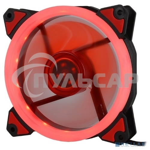 Вентилятор для корпуса Crown CMCF-12025S-1230 черный/красный, 120 мм, 1650 об/мин, 23 дБ, 3 pin