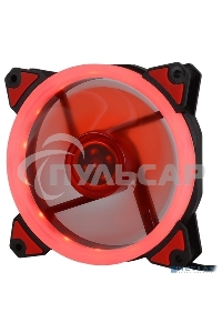 Вентилятор для корпуса Crown CMCF-12025S-1230 черный/красный, 120 мм, 1650 об/мин, 23 дБ, 3 pin