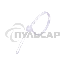 Стяжка нейлоновая Exegate EX253846RUS неоткрывающаяся CV-100W, 100мм, упак. 100шт белая