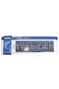 Клавиатура проводная Keyboard SVEN Standard 303 Power USB+PS/2 черная SV-03100303PU