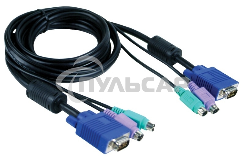 Переключатель D-Link DKVM-CB Кабель KVM длиной 1,8 м с разъемами PS2