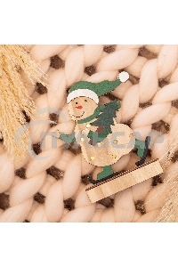 Деревянная фигурка Neon-night с подсветкой 