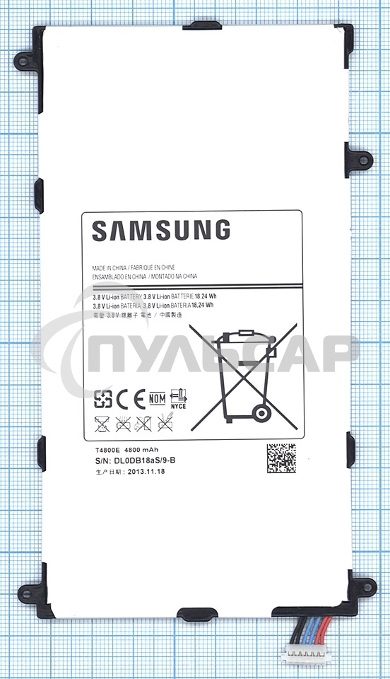 Аккумуляторная батарея T4800E для Samsung Galaxy Tab Pro 8.4 SM-T325 3.8V 18.24Wh
