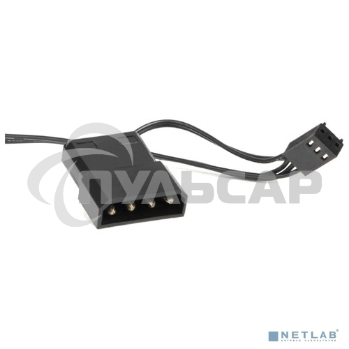 Вентилятор для корпуса Crown CMCF-12025S-1230 черный/красный, 120 мм, 1650 об/мин, 23 дБ, 3 pin