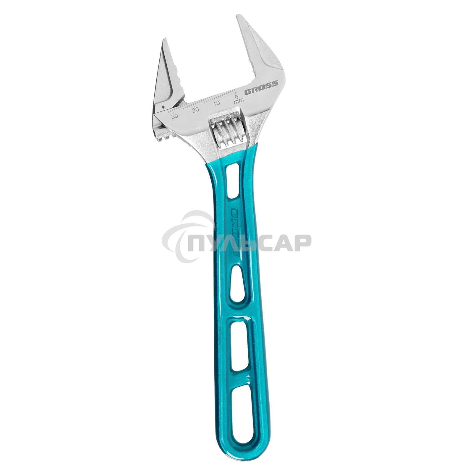 Ключ разводной 200 мм, CrV, кованый Gross 15558