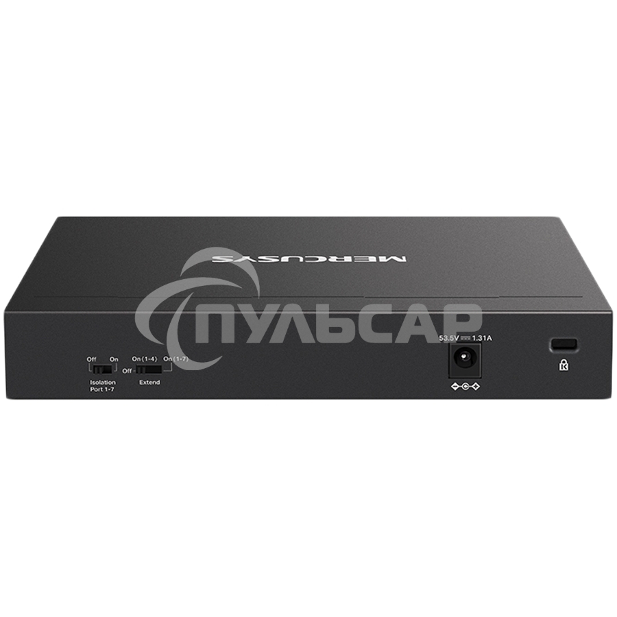 Настольный коммутатор Mercusys MS108GP с 8 гигабитными портами (7 портов PoE+)