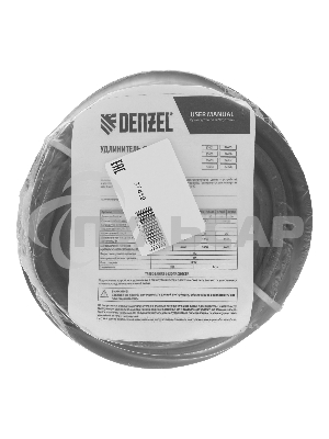 Удлинитель-шнур силовой Top Series, КГТТ, 10м, 1 розетка, 3*1,5 мм Denzel