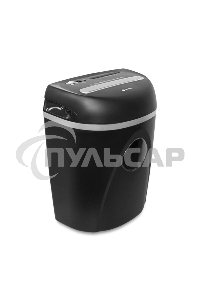 Шредер ГЕЛЕОС Уничтожитель документов УП23-4 DIN P-4 (4 ур-нь секр.), фрагмент 3,9х35мм, 14-16 лист (70г/м2), CD/пл.карты/скрепки/скобы, 23 л.