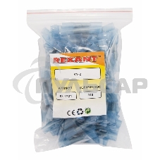 Соединительная гильза изолированная термоусаживаемая L-37 мм 1.5-2.5 мм² (ГСИ-т 2.5/ГСИ-т 1,5-2,5) синяя Rexant