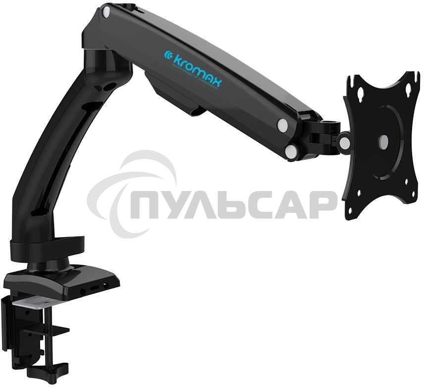 Кронштейн для мониторов Kromax OFFICE-8 черный, для LCD/LED мониторов 15