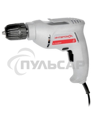 Дрель безударная Интерскол Д-10/420ЭР Промо 400Вт патрон:быстрозажимной реверс