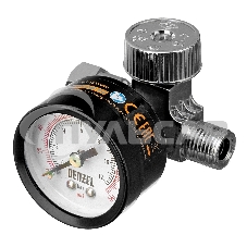 Регулятор давления с манометром для краскораспылителя K1500, 12 бар, 1/4