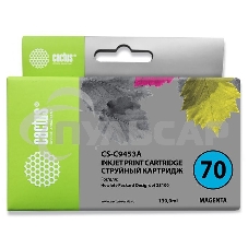 Картридж струйный Cactus CS-C9453A пурпурный для №70 HP Designjet Z3100 (130ml)