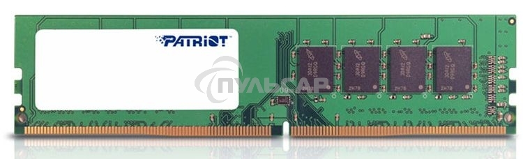 Оперативная память Patriot Signature, DDR4, 4Gb (1x4 Gb), 2400 MHz, CL17, SO-DIMM