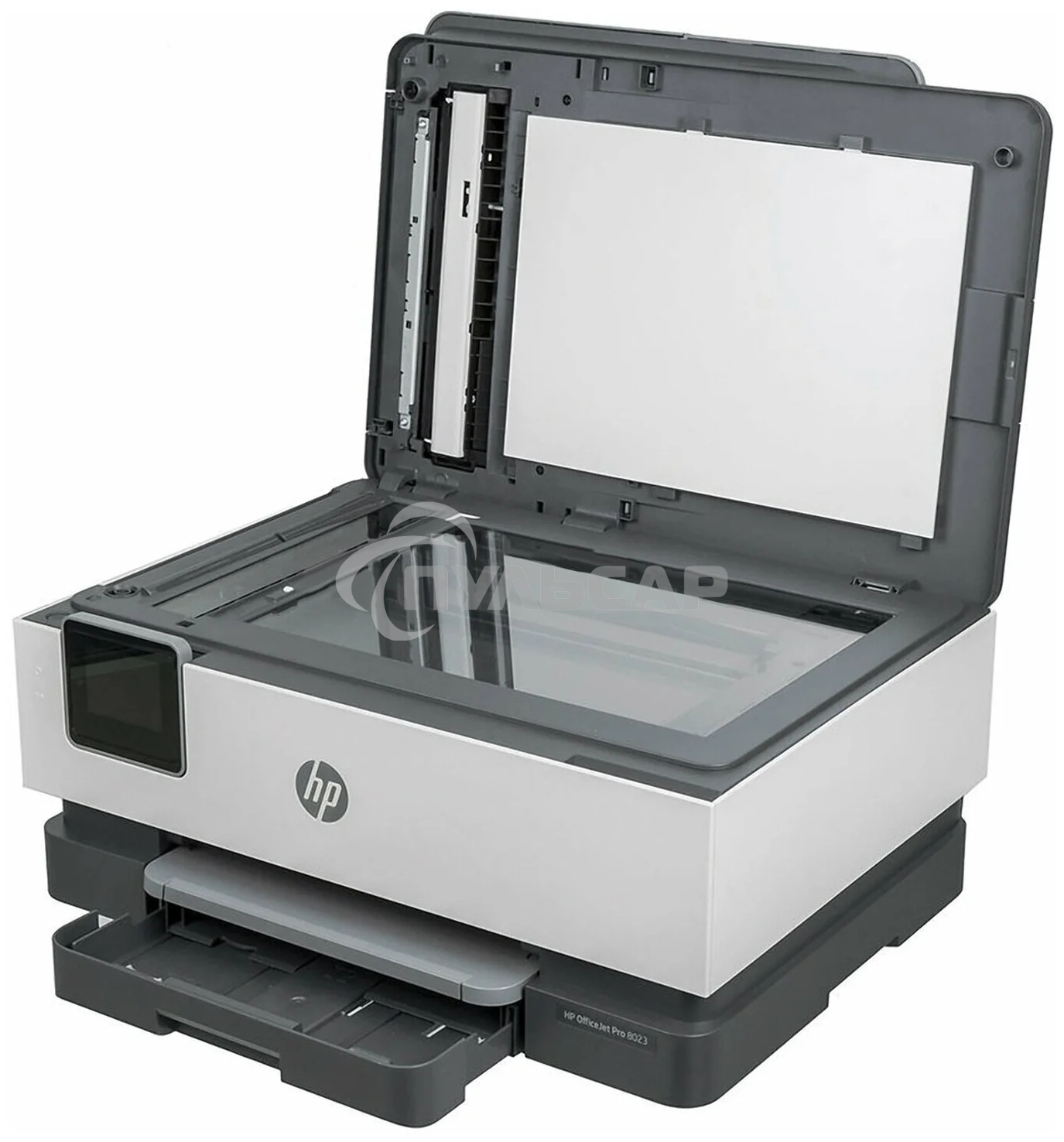 МФУ струйное HP OfficeJet 8023 (1KR64B), A4, цвтной, печ. до 20 стр/мин. (ч/б), до 10 стр/мин. (цвет), скан. до 8 стр/мин. (ч/б) 3.5 стр/мин. (цвет), 1200 x 1200 dpi, USB, RJ-45, Wi-Fi, Air Print