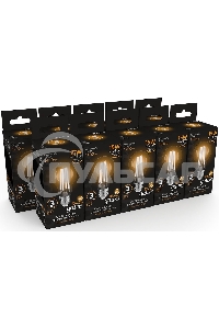 Лампа cветодиодная Gauss Filament А60 15W 1400lm 2700К Е27 LED 1/10/40