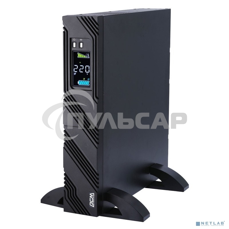 Источник бесперебойного питания Powercom Smart King Pro+ SPR-2000 LCD 1600Вт 2000ВА черный