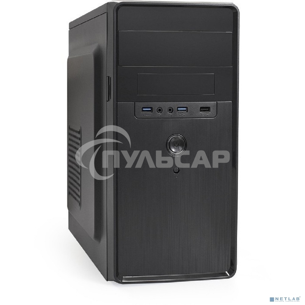 Компьютерный корпус Minitower ExeGate EX286441RUS BA-309U2-500W-8 (mATX, БП AA500 с вент. 8см, 1*USB+2*USB 3.0, HD аудио, черный)