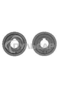 Подающий ролик, V профиль под стальную проволоку 0,8-1мм, 2 шт Denzel