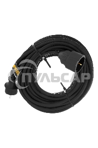 Удлинитель-шнур силовой Top Series, КГТТ, 20м, 1 розетка, 3*1,5 мм Denzel