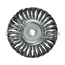 Щетка Matrix для УШМ 175 мм, посадка 22,2 мм, плоская, крученая металлическая проволока Щетка Matrix для УШМ 175 мм, посадка 22,2 мм, плоская, крученая металлическая проволока