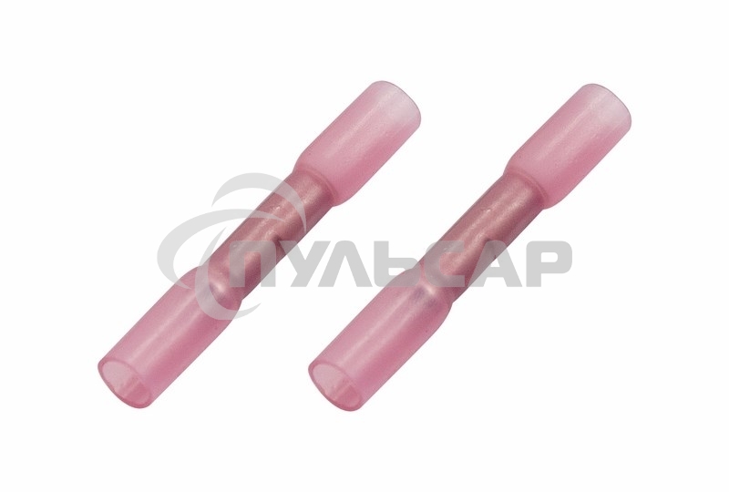 Соединительная гильза изолированная термоусаживаемая L-37 мм 0.5-1 мм² (ГСИ-т 1.0/ГСИ-т 0,5-1,0) красная Rexant