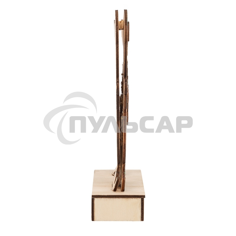 Деревянная фигурка Neon-night с подсветкой 