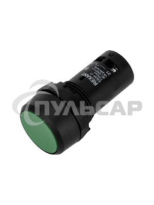 Кнопка EB22 возвратная зеленая NO+NC 230 В Rexant