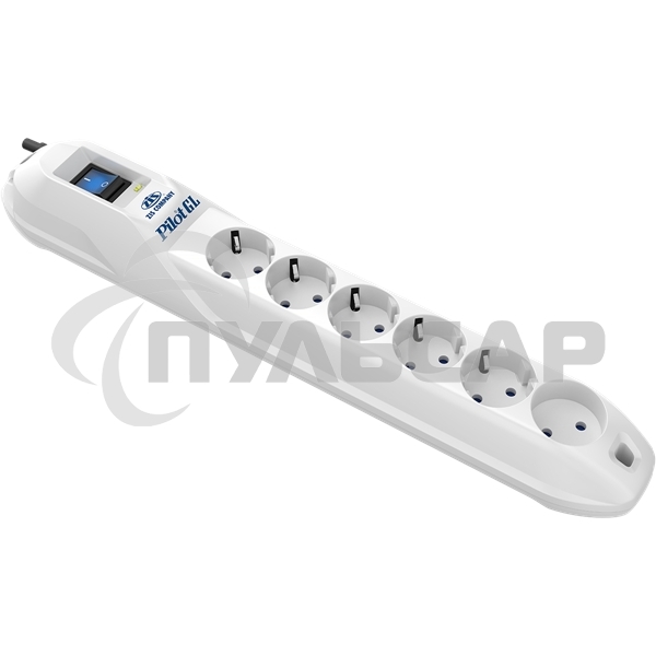 Сетевой фильтр ZIS Pilot - GL 5 евро, 1 росс. 5м