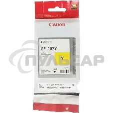 Картридж струйный Canon PFI-107Y (6708B001) желтый (130 мл) для Canon iP F680/685/780/785