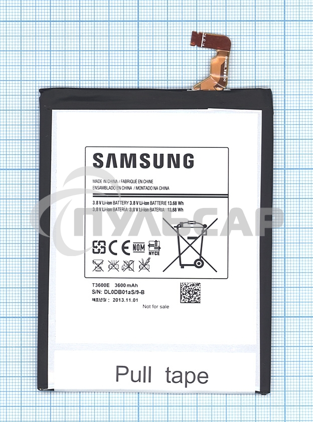 Аккумуляторная батарея T3600E для Samsung Galaxy Tab 3 Lite 7.0 SM-T1103.8V 13.68Wh