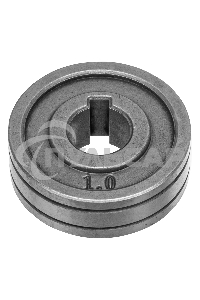 Подающий ролик, V профиль под стальную проволоку 0,8-1мм, 2 шт Denzel