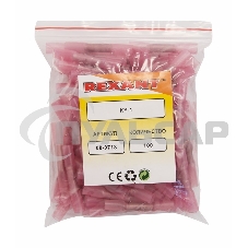 Соединительная гильза изолированная термоусаживаемая L-37 мм 0.5-1 мм² (ГСИ-т 1.0/ГСИ-т 0,5-1,0) красная Rexant