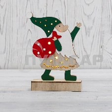 Деревянная фигурка Neon-night с подсветкой 