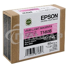 Картридж струйный Epson C13T580B00 светло-пурпурный (80ml)