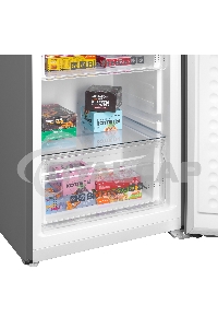 Холодильник Maunfeld MFF195NFIX10 нержавеющая сталь двухкамерный 252/98л морозилка снизу, No Frost