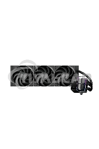 Система охлаждения/ PCCooler DS360 BK (310W, 360мм, LED temp., Black, ARGB Pump/ Fans: 3x120мм, 86.73CFM, 28dBA, 2200RPM/ Pump height 67мм, 28dBA, 3200RPM, Rad thickness 27мм/ S: 1851, 1700, 1200, 20XX, 115X, AM5, AM4)