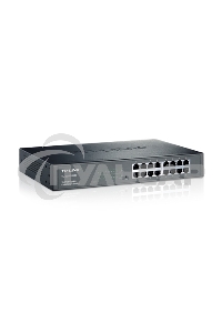 Сетевой коммутатор TP-Link SMB TL-SG1016DE 16-Port Gigabit Easy Smart Switch, 16 10/100/100Mbps RJ45 ports, MTU/Port/Tag-based VLAN, QoS, IGMP Snooping