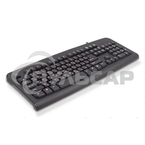 Клавиатура проводная Lime K-0494 RLSK USB Standart Black 104 keyboard with RUS/LAT keys and Special scroll key, Rus(red)/Lat(белый)