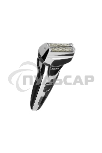 Электробритва Centek CT-2174 (черн/хром) cеточная, плавающая головка, триммер, LED