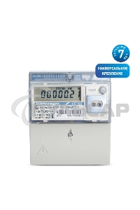 Счетчик СЕ 102 R5.1 145 J 1ф 5-60А 1 класс точн. многотариф.; универс. крепление CAN ЖКИ Моск.вр Энергомера 101002003011695