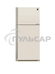 Холодильник Sharp SJ-XE55PMBE бежевый двухкамерный 388/148 л морозилка сверху
