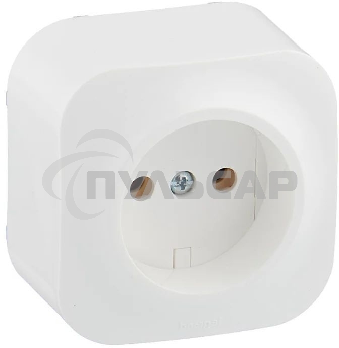 Розетка Legrand 782210 без заземления без шторок (Белая)