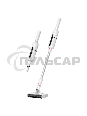 Пылесос вертикальный Deerma VC55 белый, питание от аккумулятора, 130 Вт, уборка сухая, пылесборник 0.3 л, работа от АКБ max 20 мин