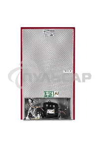 Холодильник Maunfeld MFF83RR красный однокамерный 85л